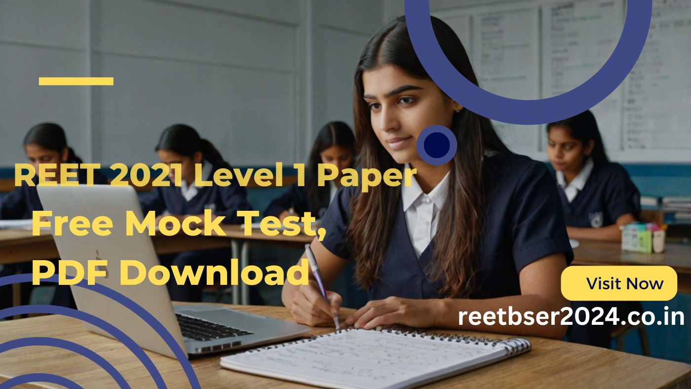 REET 2021 Level 1 Paper